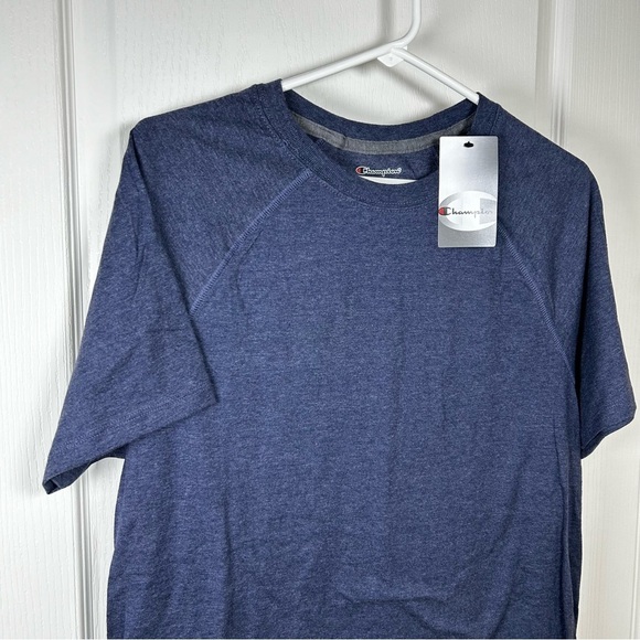 Men’s Champion T-shirt Short Sleeve Blue Size Medium NWT - Picture 2 of 6